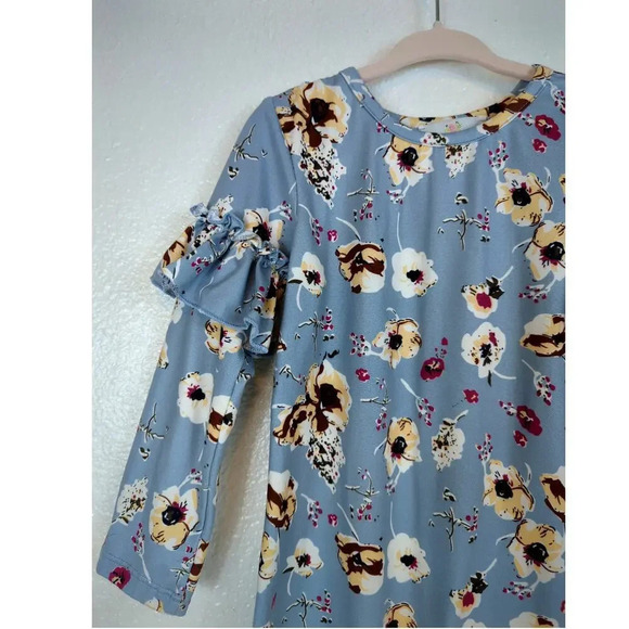 Bailey's Bloom Floral Romper With Ruffles Size 3T - Picture 2 of 10